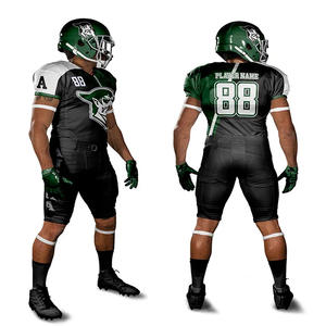 High Quality Custom Sublimation Tackle Twill American Football Uniforms for Adults Plus Size Boys Summer Sports Jerseys Set - Product Image 1