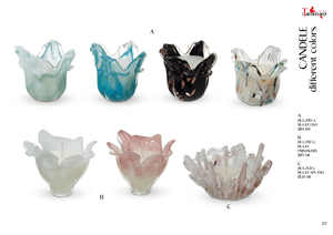 เทียนหอม Tammaro Home Candele Murano Glass ของตกแต่งบ้านสุดหรู ดีไซน์งานฝีมืออิตาลีระดับพรีเมียม - Product Image 2