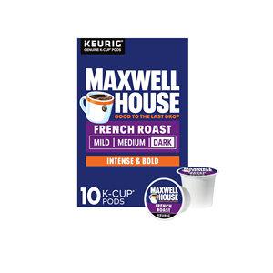 แม็กซ์เวลล์ เฮ้าส์ เฟรนช์โรสต์ ดาร์กโรสต์ กาแฟแบบแคปซูล K-Cup บรรจุ 10 แคปซูล/กล่อง - Product Image 1