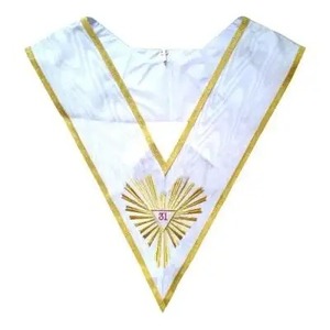 Haute Qualité En Gros Fabrication 3D Colliers Maçonniques Personnalisé Tissu Ruban Badges pour Adorable Maçonnique Regalia Décoration - Product Image 3