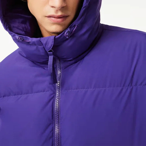 Hot Selling <b>Mens</b> Winter Puffer <b>Jacket</b> Outwear Padded Coat Custom <b>Nylon</b> Down Zipper <b>Jacket</b> for <b>Men</b> - Product Image 2