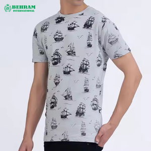 Camiseta de Alta Calidad para Hombre, Talla Grande, Corte Holgado, 100% Algodón, Impresión DTG, Hombros Caídos, Ecológica, Transpirable, 220g, Secado Rápido - Product Image 4