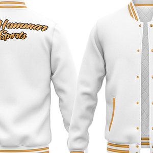 Chaqueta de béisbol para hombre hecha a medida de High Street, chaqueta de invierno Bomber Letterman de último diseño para Primavera, informal al aire libre de fábrica OEM - Product Image 5