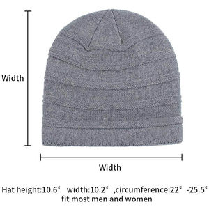 Gorro de Punto Cálido y Acogedor para Hombre y Mujer, Gorro de Lana Suave, Gorro de Invierno Elegante, Gorro Versátil y Moderno, Perfecto para el Frío - Product Image 5
