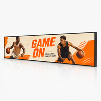 Écran publicitaire LCD ultra-mince pour affichage numérique en barre, ascenseur, centre commercial, système de lecteur de moniteur de vente au détail