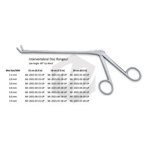 Rongeur manuel pour disque intervertébral en acier inoxydable, instruments chirurgicaux certifiés MOL et CE, haute qualité - Product Image 3