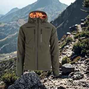 Imprimé personnalisé hommes Softshell veste imperméable coupe-vent à capuche en plein air randonnée course à pied cyclisme vêtements de sport ODM approvisionnement en gros - Product Image 4