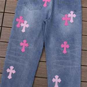 MS กางเกงยีนส์ผ้าฝ้าย100% สำหรับผู้ชาย, ผ้าฝ้ายเดนิมสีน้ำเงินขนาด36x32พอดีปกติ Ms-wc-001ทันสมัย - Product Image 4