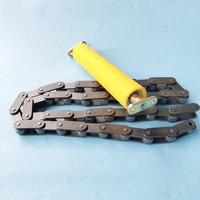 Pièces détachées pour machine de lavage de voitures informatisée : Barre de remorquage, Roue de poussée, Chaîne robuste, Plaque de chaîne épaissie