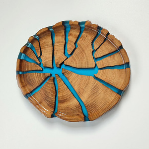 ถาดเสิร์ฟไม้ภายนอกสีชมพู georgios ดูเหมือนจะได้รับการออกแบบสำหรับให้บริการอาหารถั่วชาและขนมขบเคี้ยวหรือการจัดระเบียบรายการถาด - Product Image 6