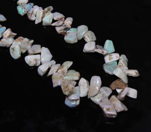 ลูกปัดโอปอลจากออสเตรเลียแบบไม่ตัดหยาบลูกปัดพลอยโอปอลจากออสเตรเลียหลายไฟ - Product Image 3