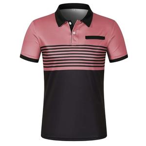 เสื้อโปโลถักแขนสั้นสำหรับผู้ชายเสื้อคอตตอนไซส์ใหญ่พิเศษเสื้อโปโลผ้าคอตตอนสำหรับ100% - Product Image 4