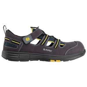 Rene2 Blue/Yellow Microfiber/<b>Mesh</b> Safety Sandal Size 43 S1P SRC ESD EN20345 - Product Image 2