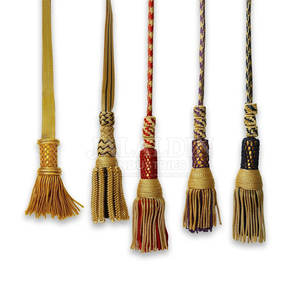 Nœud d'épée vintage sud-américain non émis, fait sur mesure, couleur et taille personnalisées, nœud d'épée pour officiers de la marine - Product Image 1