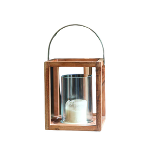 Offre Spéciale intérieur extérieur bougie lanterne décor à la maison Vintage décoratif en bois ouragans lampe bougie lanternes bougeoir - Product Image 6