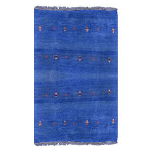 Tapis persan uni noué à la main en laine et coton naturels, couleur rouge, 7'9 x 6'3, Pan2779 - Product Image 1