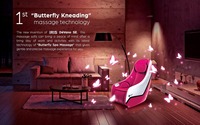 Fauteuil de massage IRIS, massage complet du corps, inclinaison zéro gravité, chaleur, compression d'air, télécommande sans fil, design écologique