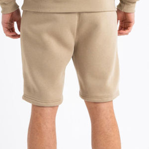 Sweat à capuche de sport avec short assorti Ensembles de survêtement de couleur unie Vente en gros Ensemble de sweat à capuche et de shorts élégants pour hommes à manches courtes - Product Image 4