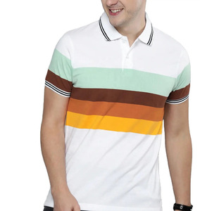 OEM Custom <b>Men's</b> for Polo T-<b>Shirt</b> <b>White</b> Slim Fit New Style Plain <b>Short</b> <b>Sleeve</b> Solid Pattern - Product Image 1
