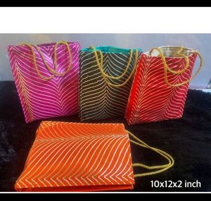 Bolsas de Regalo Bordadas a Mano de la India con Cierre de Cremallera para Haldi, Mehendi, Baby Shower, Recuerdos de Boda, Fiesta de Inauguración de Casa - Product Image 4