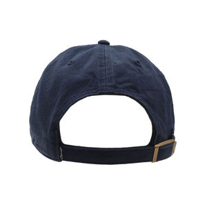 Casquette noire à 6 panneaux avec logo brodé avec lettre personnalisée de haute qualité Casquette de baseball pour hommes avec logo Chapeau de papa réglable - Product Image 4