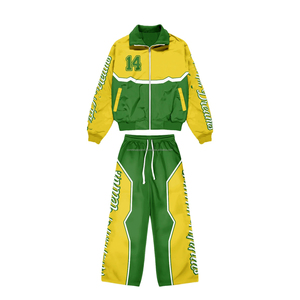 Nuevo conjunto deportivo cortavientos para hombre, informal, impermeable, de poliéster ligero, conjunto cortavientos para hombre - Product Image 1