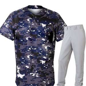 Ropa de calle de alta calidad, uniforme de béisbol ligero con logotipo personalizado, ropa deportiva de secado rápido, ropa de equipo OEM de fábrica al por mayor - Product Image 1