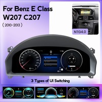 NaviFly12.3INCH LCD tableau de bord numérique LINUX SYSTEM 1920*720 pour Benz classe E W207 C207 écran tactile d'affichage de voiture