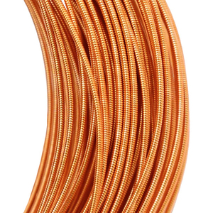Stiff Gijai French Gimp Wire for Embroidery & Jewlery <b>Making</b> 100gm Orange Color - Product Image 1