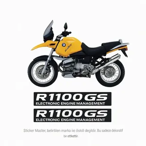 For BMW R1100GS Custom Size <b>Decals</b> Sticker Set Waterproof 3D Depot Label Master - Product Image 4