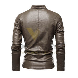 Chaqueta de Invierno de Cuero para Hombre Fabricada en Pakistán con Apariencia Elegante, Elección Perfecta para Uso en Exteriores - Product Image 2