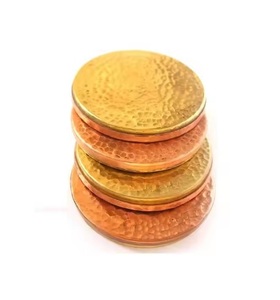 แผ่นรองแก้วสแตนเลสสตีลสุดคลาสสิก ทนทาน ผลิตอย่างประณีต คุณภาพระดับพรีเมียม ขนาดเส้นผ่านศูนย์กลาง 300 มม. ปรับแต่งสีและดีไซน์ได้ - Product Image 4