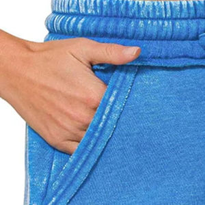 Pantalones Cortos de Moda Urbana para Mujer, Lavados al Ácido, de Algodón Grueso, con Logotipo Personalizado, Estilo Popular, Venta al Por Mayor - Product Image 5