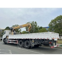Grue télescopique hydraulique de haute qualité de 12 tonnes, camion-grue 6x4, moteur, pompe, boîte de vitesses, hauteur de levage de 10 m