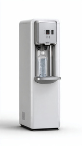 Commercial OEM <b>Hot</b> <b>Cold</b> Water Dispenser Floor Standing Bottled Water Cooler with Child Safety Lock Plastic Handles - Product Image 2