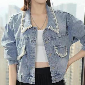 Wholesale New Style Women Outerwear High Quality Women Denim Jacket Women Coats Casual Denim Jackets - Product Image 2