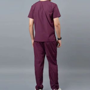 Uniformes Médicos de Última Moda, Pantalones Acampanados, Traje para Hombre, Venta al por Mayor, Uniformes Cómodos para Enfermeros y Doctores de Hospital y Spa - Product Image 4