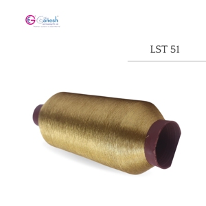 Polyester haute ténacité LST 51 MS pour fil métallique Lurex Designs de broderie de qualité supérieure Tricotage à la main Fil de type S Prem - Product Image 3