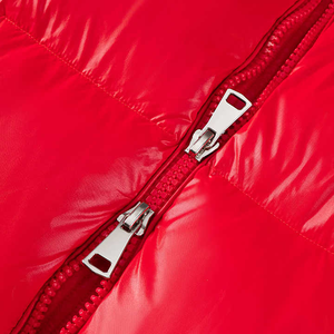 Chaquetas Acolchadas de Mezclilla Roja Brillante de Alta Calidad, Nueva Colección, Ligeras y Transpirables para Mujer, Otoño - Product Image 4