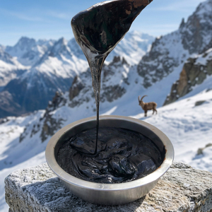 Résine de Shilajit himalayenne naturelle et biologique, testée en laboratoire, 500g, qualité or, provenant des montagnes de l'Himalaya au-dessus de 17 000 pieds de hauteur - Product Image 4