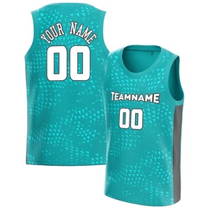 Maillots de basket-ball KIDS USA 9 couture broderie vêtements de sport d'extérieur trou net respirant culture Hip hop bleu blanc grande taille - Product Image 5
