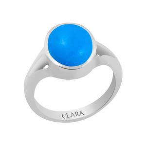 Certified Natural Turquoise Firoza Gemstone <b>Rings</b> Bezel <b>Set</b> for Everyday Wear Buy Now! - Product Image 1