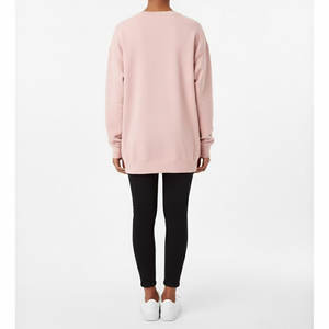 Sweat-shirt décontracté tendance pour femme, coupe classique, en polaire doux, écologique, avec décoration en strass, pour un look streetwear d'hiver - Product Image 4