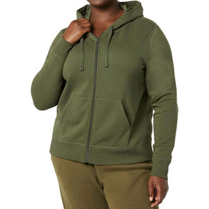 Sweat à capuche à fermeture éclair pour femmes à la mode décontracté léger avec fermeture éclair avant et poches sweats à capuche pour femmes - Product Image 4