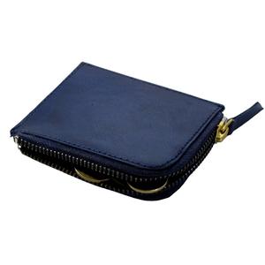 Offre Spéciale pochette en cuir avec logo personnalisé nouveau design 100% cuir pleine fleur fermeture à glissière lisse pochette à monnaie en cuir naturel solide - Product Image 1
