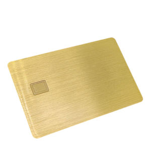 Carte de crédit en métal Gravure laser Cartes en acier inoxydable et laiton pour cadeau de bricolage <span class=keywords><strong>client</strong></span> - Product Image 3