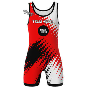 ชุดมวยปล้ำแบบสั่งทำคุณภาพสูง ทนทาน สไตล์อเมริกัน พร้อมซิลิโคนกันลื่น - Product Image 1