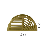 Porte-serviettes en métal doré, décoration de table élégante et bohème, support à serviettes moderne en forme de feuille d'érable, pour salle à manger, cuisine, fête