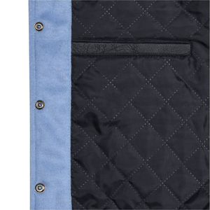 Blouson aviateur universitaire Streetwear personnalisé Design tendance Blouson Letterman avec logo personnalisé Corps en laine Manches en cuir - Product Image 5