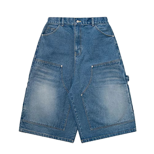 Personalizado su propio logotipo corto con bolsillos para hombres Casual transpirable verano ligero medio pantalones cortos para hombres - Product Image 1